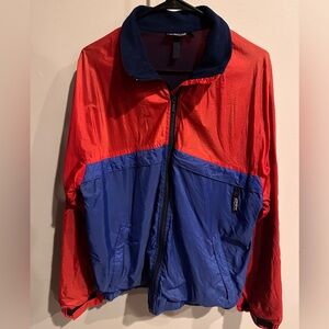 VTG Patagonia Windbreaker Mens M Colorblock Full Zip capilene Lined 90s Y2K #557